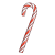 Candy Cane 1 Color PNG