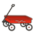 Red Wagon Color PNG