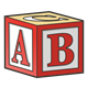Red Block with ABC