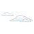 White Clouds Color PNG