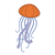 Orange Jellyfish Color PDF
