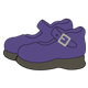 Dress Shoes purple with black soles