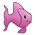 Pink Fish Color PNG