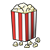 Popcorn Color PNG