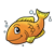 Goldfish Color PNG