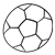 Soccerball 3 Line PNG