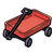 Red Wagon Color PNG