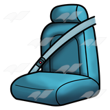 Blue Car Seat