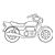 Motorcycle Line PNG