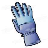 Blue Winter Glove