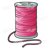 Spool of Pink Thread