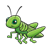 Green Grasshopper Color PNG