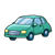 Small Car Color PNG