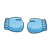 Blue Mittens Color PNG