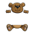 Brown Teddy Bear Color PNG