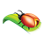 Red and Yellow Bug Color PNG