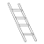 Thin Blue Ladder Line PNG
