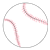 White Baseball Color PNG