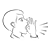 Man Yelling Line PNG