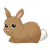 Baby Rabbit Color PNG