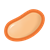 Orange Jelly Bean Color PNG