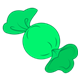 Round Green Candy 