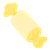 Long Yellow Candy Color PNG