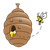 Beehive Color PNG