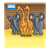 Elephants and Giraffes Color PNG