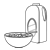 Cereal and Milk Line PNG