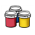 Three Paint Jars Color PDF
