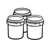 Three Paint Jars Line PDF