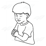 Boy Praying