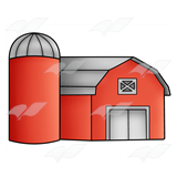 Red Barn and Silo