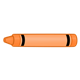 Orange Crayon 