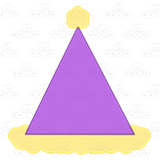 Purple Triangle Hat