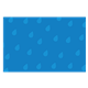 Raindrops Background Blue