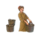 Boy Holding Basket with two other baskets