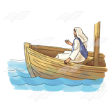 Jesus in Boat 