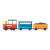 Train Engine and Car Color PNG