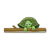 Leaning Turtle Color PNG