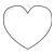 Red Heart 3 Line PNG