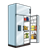 Open Refrigerator Color PNG