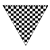 Checkered Triangle Line PNG