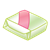 Green Wrapped Candy Color PNG