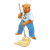 Bear 5 Mopping Color PNG