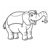 Circus Elephant Line PDF