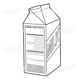 Open Carton of Milk