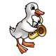 Duck with Saxophone 
