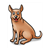 Sitting Brown Dog Color PDF